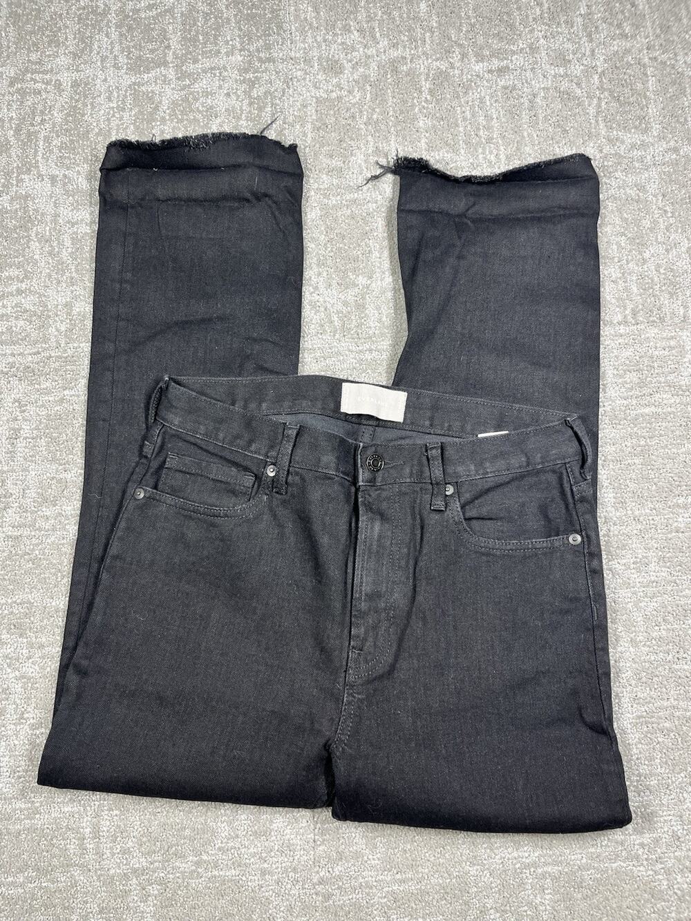 Everlane Black Slim Straight High Rise Jean Women Size 29
